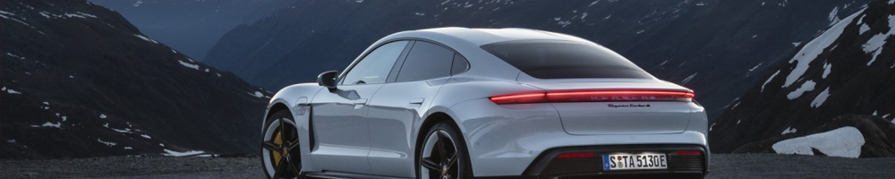 Electric charging stations for Porsche Taycan Turbo S
