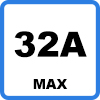 32A max - C&acirc;ble de charge pour Moto (7,4kW - Type 2)
