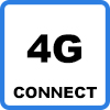 4g connect 1 - Borne de recharge KEBA P30 x-series de 2,3kW &agrave; 22kW avec RFID, compteur kWh et connectivit&eacute; WiFi/4G/LTE