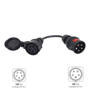 Adaptateur CEE 5P 16A femelle vers CEE 5P 32A mâle