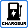 Chargeur pour EV - Chargeur portable avec prise domestique pour v&eacute;hicule &eacute;lectrique (3,7kW, Type 2)