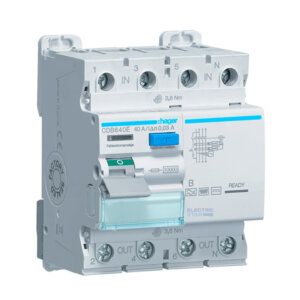Interrupteur différentiel 4P 40A 30mA type B