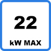 Max 22kW 1 - Pedestal EV charging station with cable (up to 22kW)