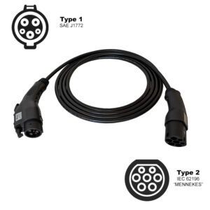 EV charging cable (7.4kW - Type 2 to Type 1)