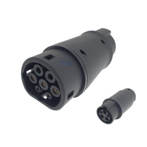 Adapter voor Type 2 voertuig naar Type 1 laadpaal