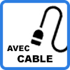 avec cable - Double borne de recharge avec c&acirc;bles (2 x 7,4kW)