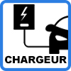 borne murale pour vehicule electrique - Double borne de recharge avec c&acirc;bles (2 x 7,4kW)