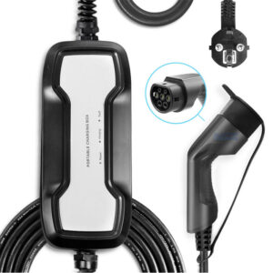 Portable charger for electric vehicles (3.7 kW, Type 2)