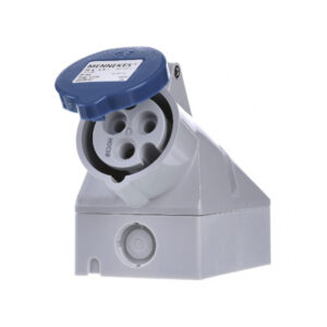 Mennekes CEE 16A 3P enkelfasige stopcontact Mennekes CEE 16A 3P enkelfasige stopcontact