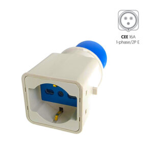 cee 3p to schuko 16a adapter 300x300 - Panier