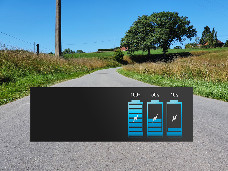 Road electric car battery